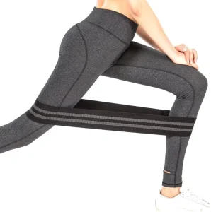 Fabric Resistance Bands for Yoga Pilates, Non-Slip Hip and Leg Exercise Bands