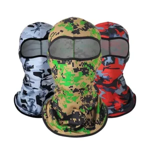 Facekini Breathable Balaclava Full Face Mask for Outdoor Motorcycle Riding Skiing Cycling Bustproof and Windproof Shield