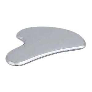 Facial Gua Sha Massager, Heart-Shaped Stainless Steel Tool