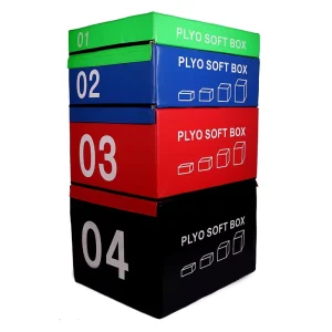 Factory 4-in-1 Adjustable Soft Plyometric Jump Box, EPE Foam, Agility and Fitness Training