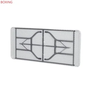 Factory 6ft 183*76*74cm HDPE Plastic Folding Rectangle Table with Folding Legs for Restaurant, Dining, Party and Camping