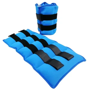 Factory Adjustable Ankle Weights, 2 lb Cuffs for Women, Men, and Kids, Strength Training Wrist and Ankle Weight Sets