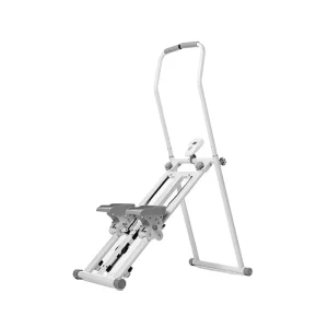 Factory Adjustable Vertical Incline Stair Stepper Metal Frame Climber Machine with Handrail LCD Counter Workout Home Gym Fitness