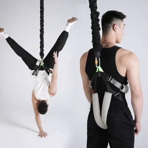 Factory Aerial Yoga Bungee Rope with Carabiner Hook for Jumping, Dance and Fitness