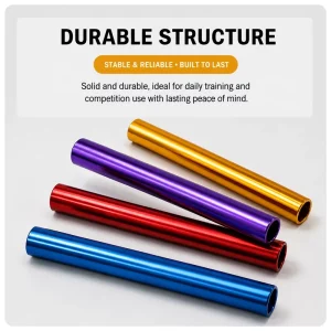 Factory Aluminum Alloy Baton, Multi-Color Running Relay Race Training Baton