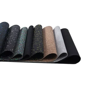 Factory Anti-Slip Gym Rubber Flooring Roll with EPDM Rubber Sheet for Fitness Area