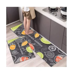 Factory Anti-Slip Modern 3D Printed Long Kitchen Area Rug Home Doormat