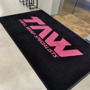 Factory Anti-Slip Washable Nylon Loop Pile Animal Print Custom Design Door Mat Floor Mat