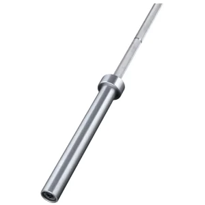 Factory Barbell Workout Chrome Bar, Silver