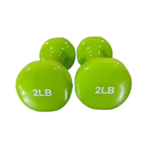 Factory Cast Iron Yoga Dumbbells Vinyl Colored Home Use
