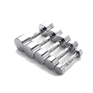Factory Chrome-Plated Round Metal Dumbbell Set 1-5KG Non-Slip
