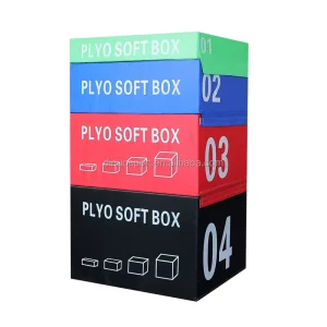 Factory Colorful High-Density PVC/EPE Soft 3 in 1 Plyo Jump Box