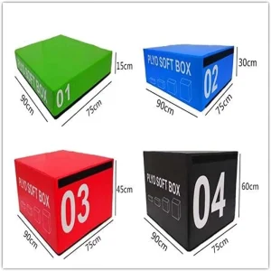 Factory Commercial/Home Gym Soft Foam Plyo Box for Plyometric Training