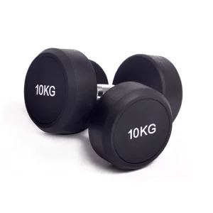 Factory Commercial Use Round Rubber-Coated Dumbbell Set 30LB Dumbbell