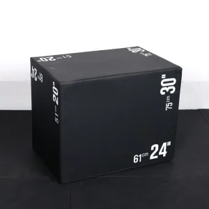 Factory Cotton and PU Leather Fitness Jump Box with Anti-Slip Soft Surface