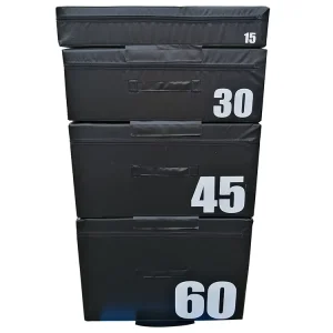 Factory Custom Fitness Jump Soft Foam Plyo Box With Heights 15cm/30cm/45cm/60cm for Training and Conditioning