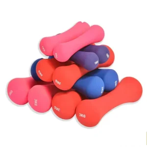 Factory Custom Hex Cast Iron Dumbbells Multi-Color Fitness Gym Equipment for Arm Workout