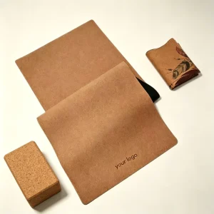 Factory Custom Laser-Engraved Dual-Layer Cork Rubber Yoga Mat Eco Non-Toxic Anti-Slip Pilates Hot Yoga Mat OEM ODM
