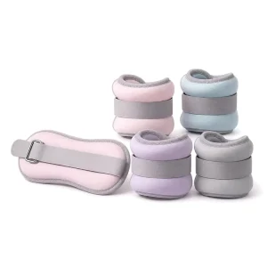 Factory Custom Logo Adjustable Neoprene Wrist & Ankle Weight Bands with Iron Sand