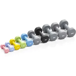 Factory Custom Logo Colorful Cast Iron 0.5-10kg Dumbbells Set Light Weight Professional Fitness Equipment for Home