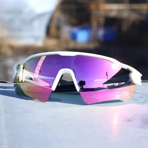 Factory Custom Logo Cycling Outdoor Sports Sunglasses for Women with Polarized UV Protection