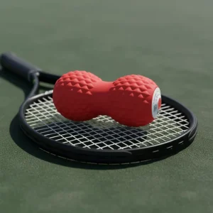 Factory Custom Logo Rechargeable ABS Silicone Peanut Shaped Power Vibration Massage Balls Hard Double Headed Massage