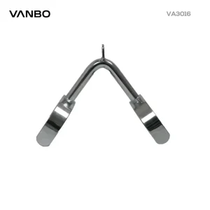 Factory Custom Steel Tricep Bicep Double-Handle Cable Machine Lat Pulldown Bar for Home Gym