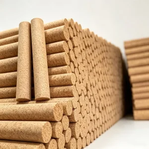 Factory Customizable Natural Cork Wood High-Density Yoga Roller for Exercise and Fitness