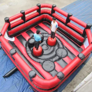 Factory Customize Kids Jousting Stick Battles Inflatable Boxing Ring Gladiator Game