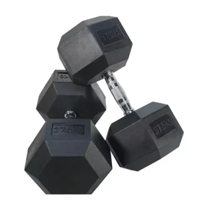 Factory Customized High quality Fitness Equipment Hexagonal Dumbbell Rubber Sets