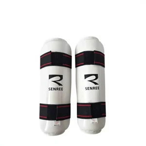 Factory Customized Leather Taekwondo Karate Boxing Fighting Sports Leg Guards Calf Anti-Collision Long Tube