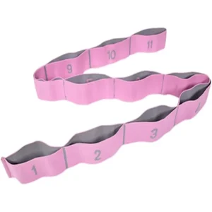 Factory Customized Logo 11 Loop Elasticity Gymnastics Workout Bands Digital Yoga Band With Loops for Leg Stretching