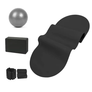 Factory Customized Logo Yoga Mat Set with Yoga Ball, Ankle and Wrist Weights and Pilates Block