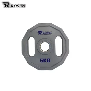 Factory Direct 12 Sides Weight Plate (CPU) 20kg Commercial Use Durable Anti Slip