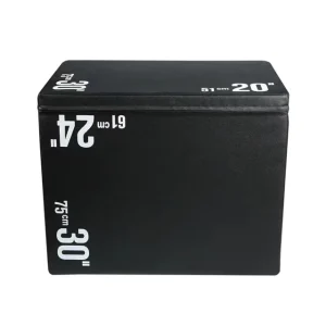 Factory Direct 3-in-1 Soft Plyometric Jump Box for Gym Fitness Use