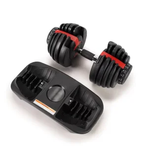 Factory Direct Adjustable Dumbbell Set, 24 kg, for Home Gym and Strength Training