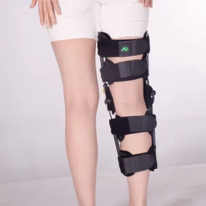 Factory Direct Adjustable Hinged ROM Medical Orthopedic Knee Brace