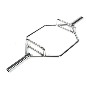Factory Direct Custom Logo 20kg Chrome or Black Hex Trap Barbell for Squats and Deadlifts, 700lb Max Load