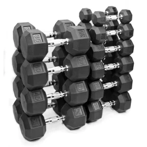 Factory Direct Customized Unisex Hex Dumbbells Indoor and Outdoor Fitness Room Gymnasium Equipment Free Weights