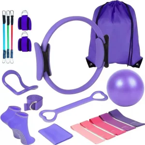 Factory Direct Durable Polyester Yoga and Pilates Set for Gym and Home