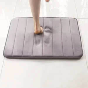 Factory Direct Eco-Friendly Strong Water Absorption Non-Slip Bath Mat Custom Colors & Sizes