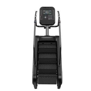 Factory Direct Electric Steel Stair Stepper Climbing Machine with 8+4 Training Programs and Handheld Heart Rate Monitoring for Commercial Use