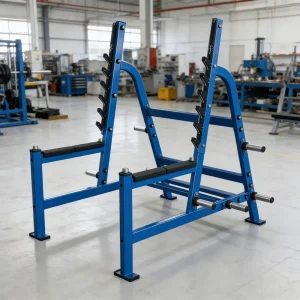 Factory Direct Heavy-Duty Alloy Steel Squat Rack and Weight Bench
