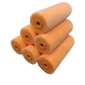 Factory Direct High-Density Flocked Foam Paint Roller for Industrial DIY Use, OEM Customization Supported