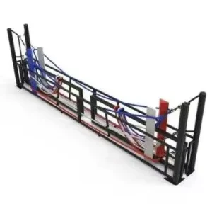 Factory Direct High Quality Carbon Steel PVC Leather and Foam Foldable Boxing Ring for Export