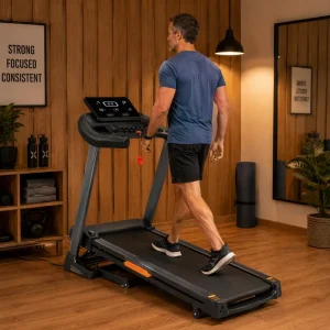 Factory Direct Household Folding Electric Treadmill with LED Screen and Auto Incline Home Gym Cardio Running Machine