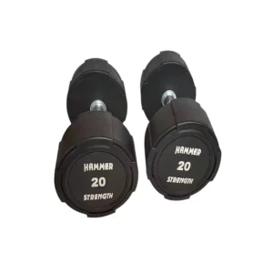 Factory Direct In-Stock PU Dumbbells, HD-Y062, Round-Headed, for Gym or Home Use