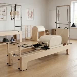 Factory Direct Maple Wood Pilates Reformer for Large Studios
