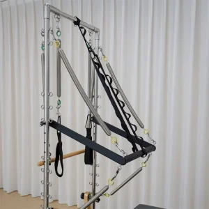 Factory Direct Multi-layer Solid Wood Pilates Reformer with Half Trapeze Tower and Complete Accessories