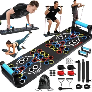 Factory Direct Multifunctional Home Fitness Push-Up Board for Full-Body Core Training with Pilates Bar